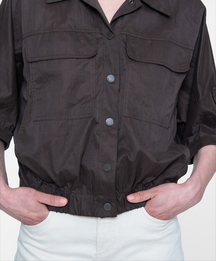 Dames blouse bruin