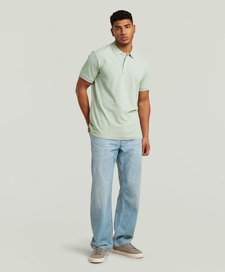 Heren polo groen
