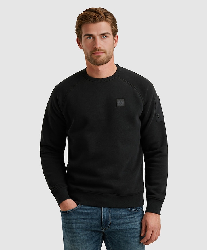 Heren sweater zwart