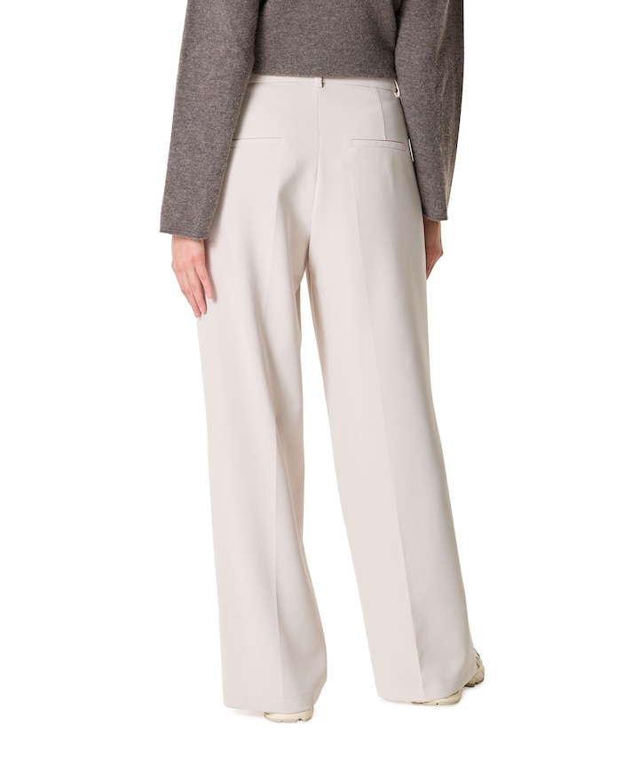 Anais wrap front dames broek ecru