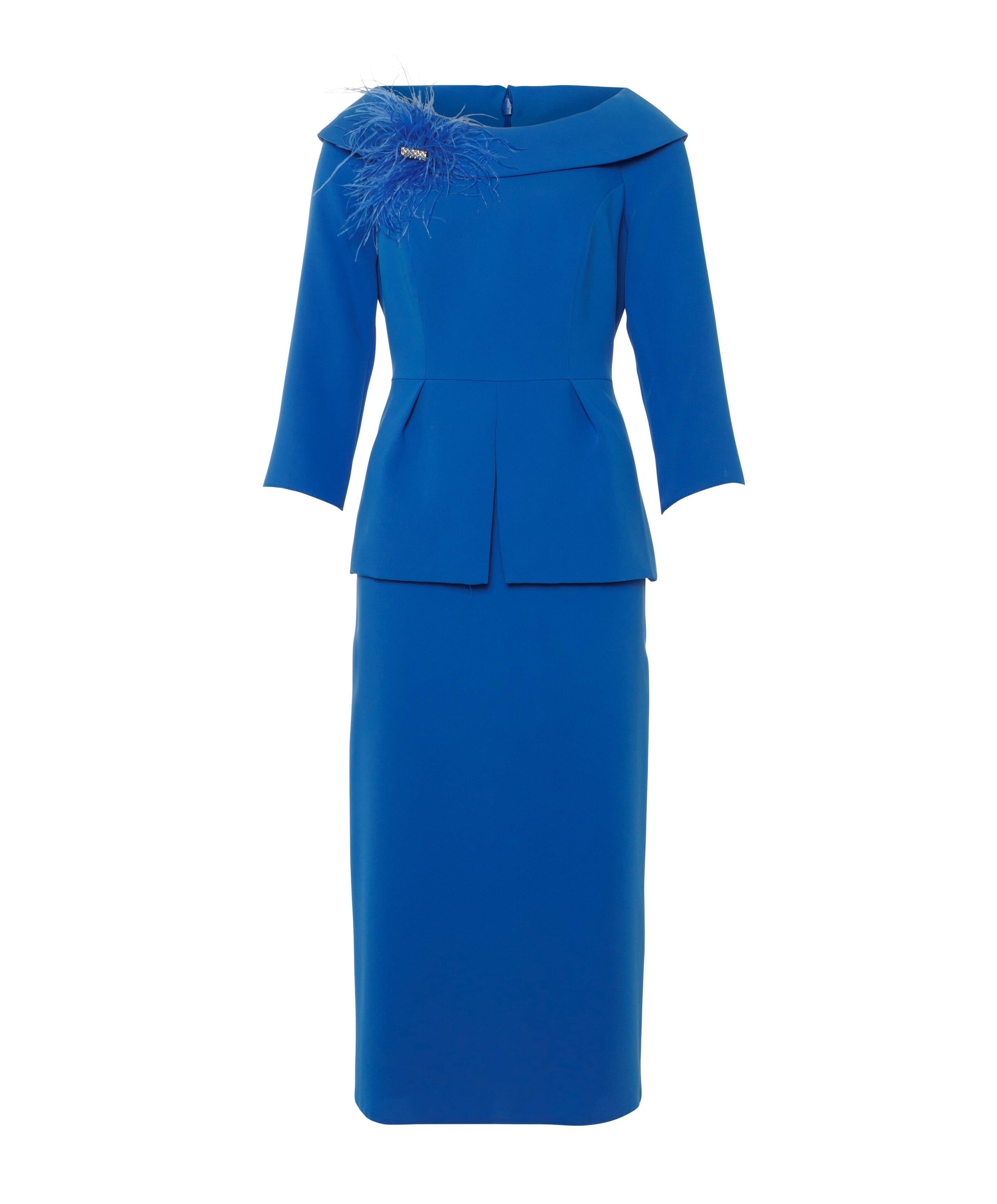 Dames jurk blauw