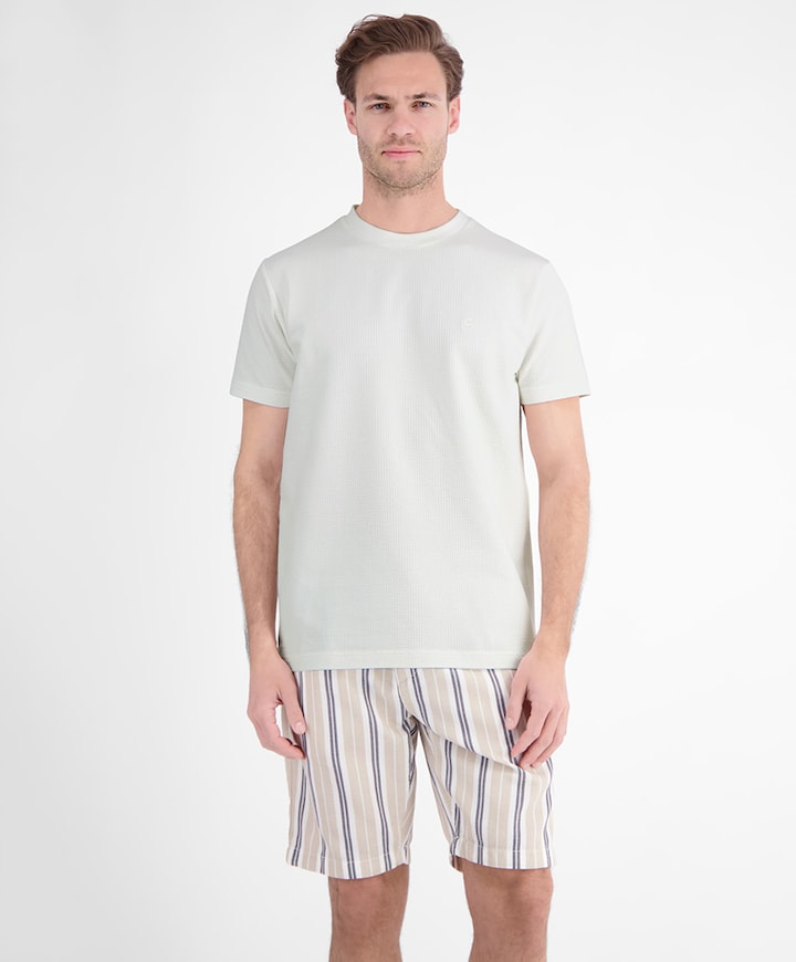 Heren T-shirt ecru