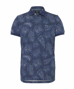 Heren polo blauw