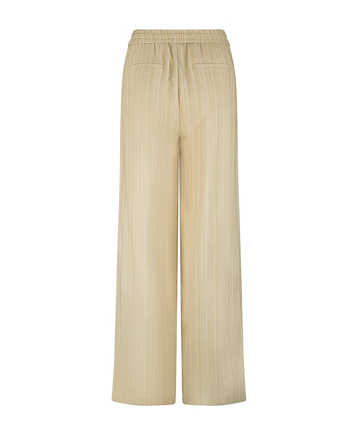Melange Wide-Leg dames broek beige