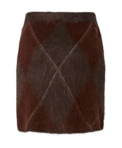 Dames rok bruin