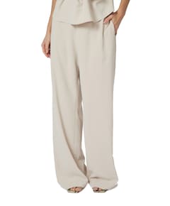 Lunet Crepe dames broek ecru