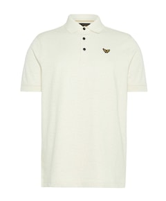 Heren polo ecru