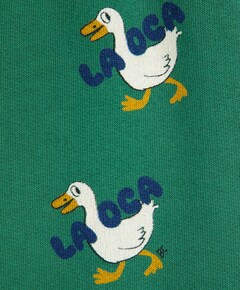 La Oca all over jogging broek  groen