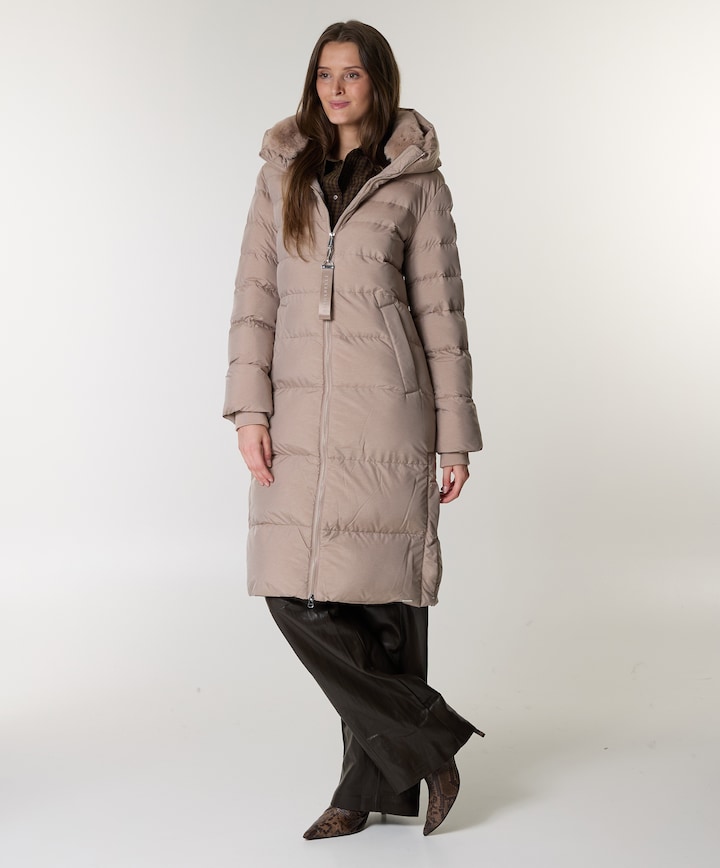 Dames jas beige
