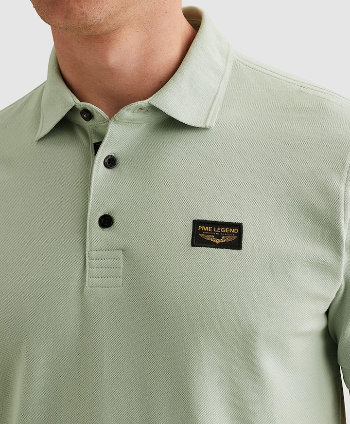 Heren polo groen
