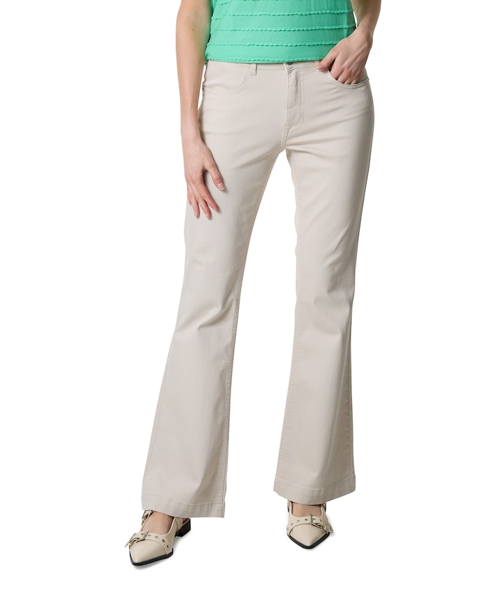 Jade - Color Denim - 637 - Light Ol dames jeans beige