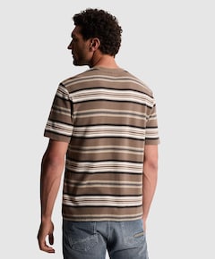 Heren T-shirt bruin