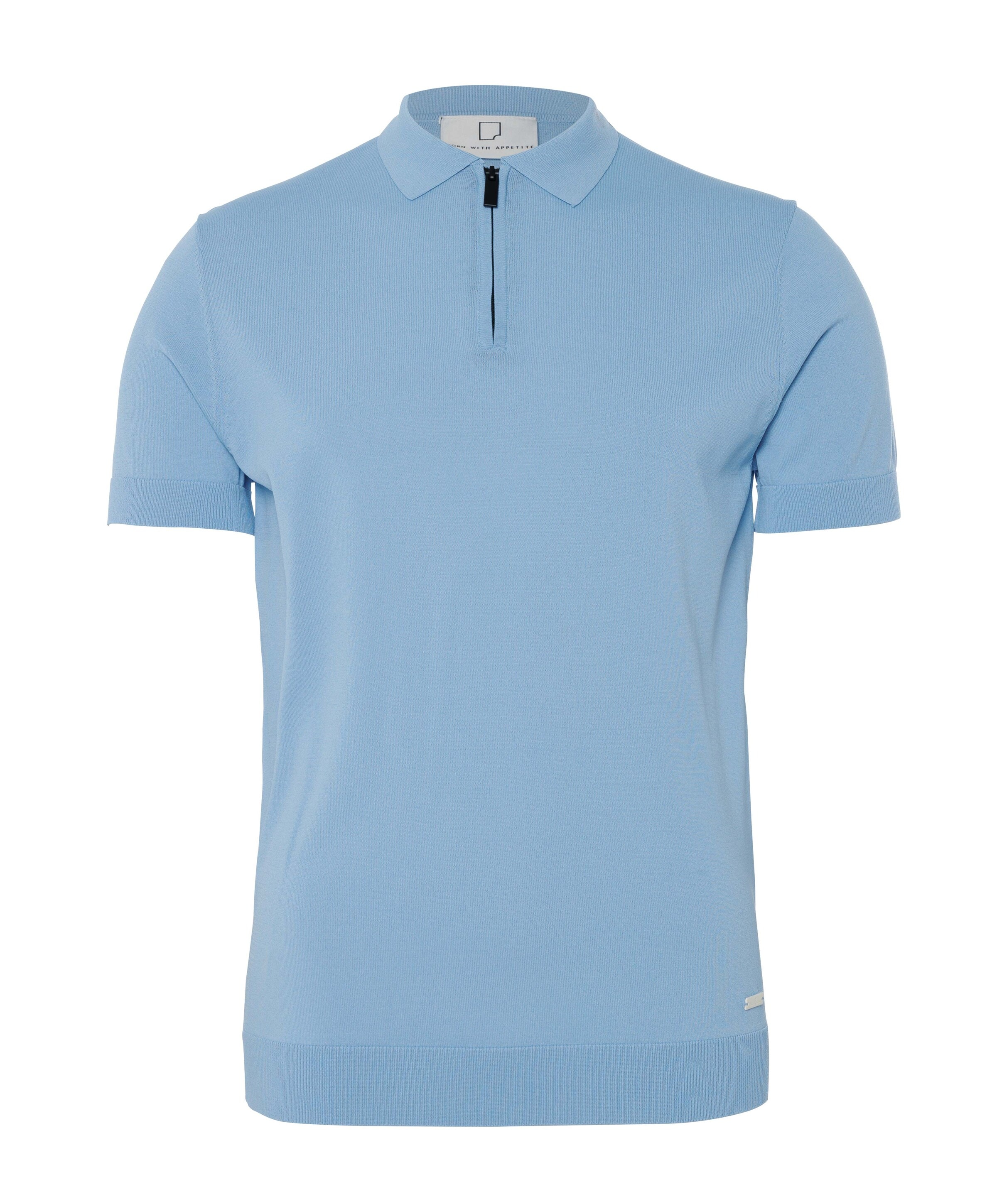 Heren polo blauw
