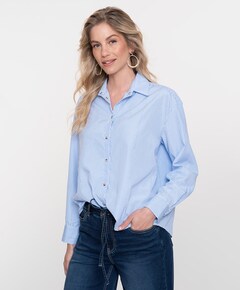 Dames blouse blauw