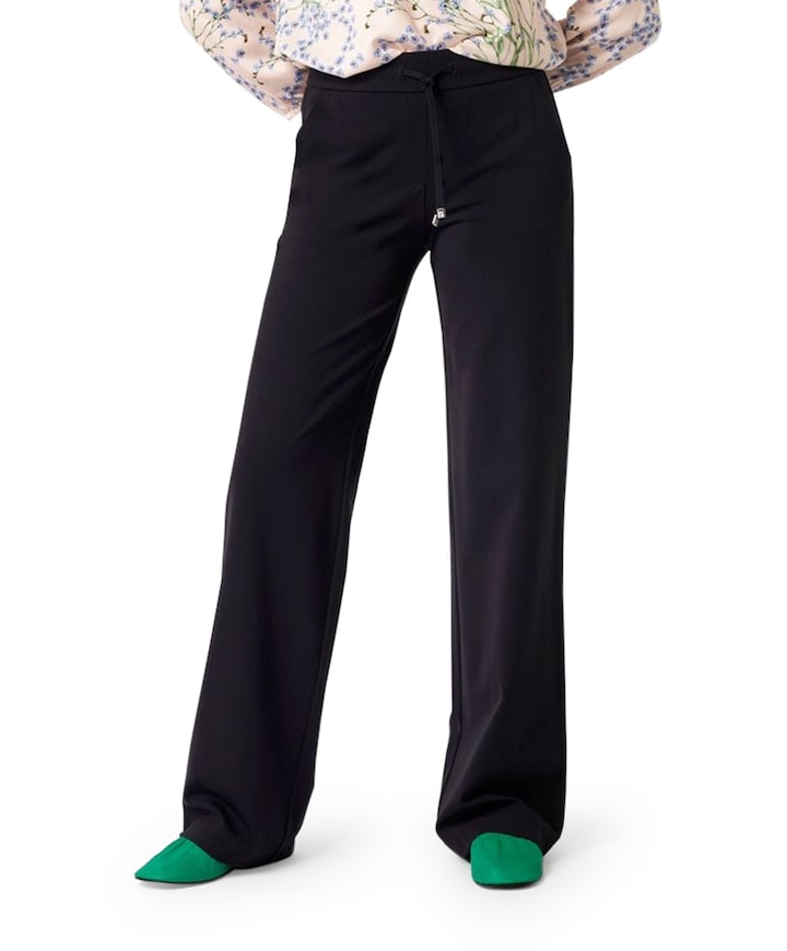 Jenny Wide Leg dames broek blauw