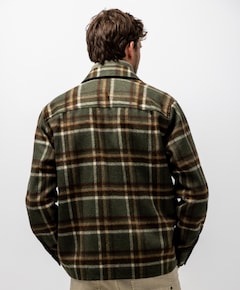 Heren overshirt groen