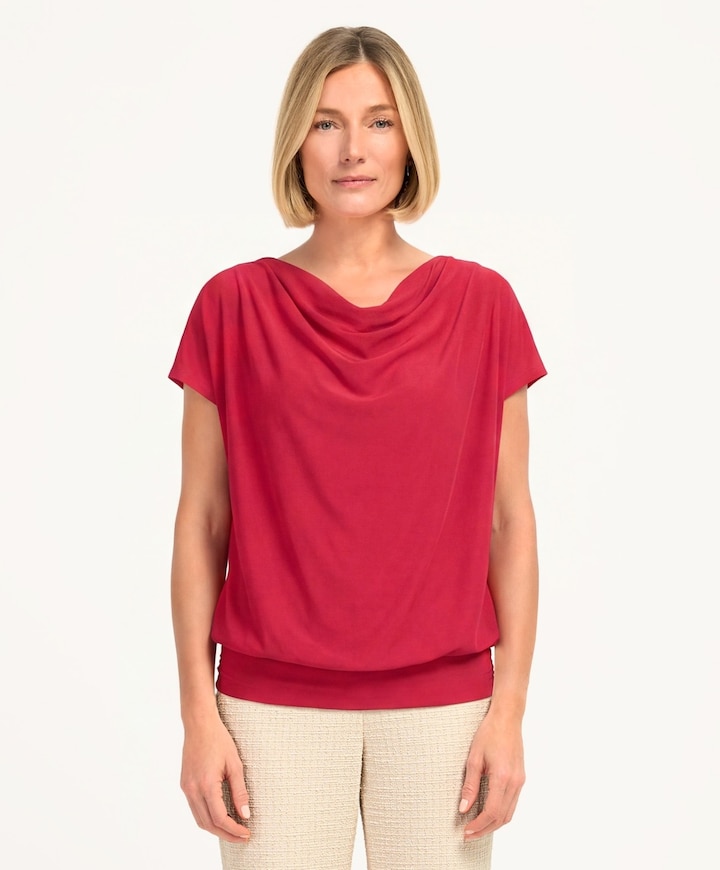 Dames T-shirt bordeaux
