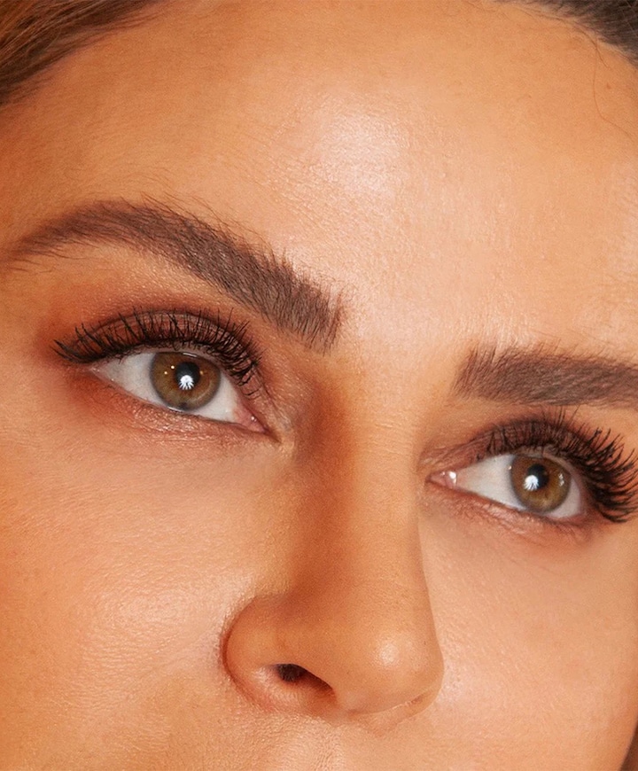 Wenkbrauw make-up bruin