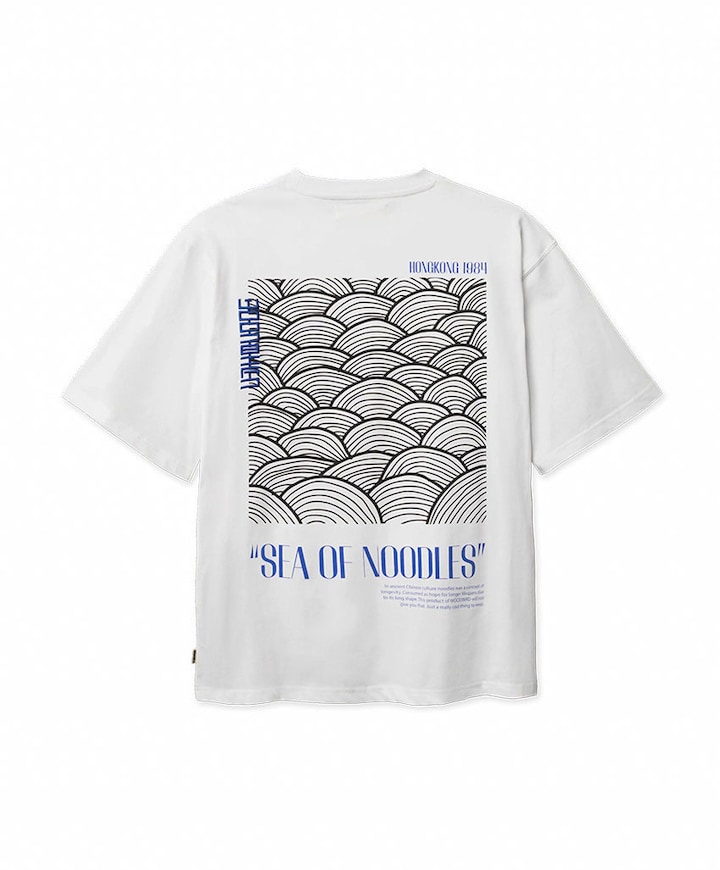 Heren T-shirt ecru
