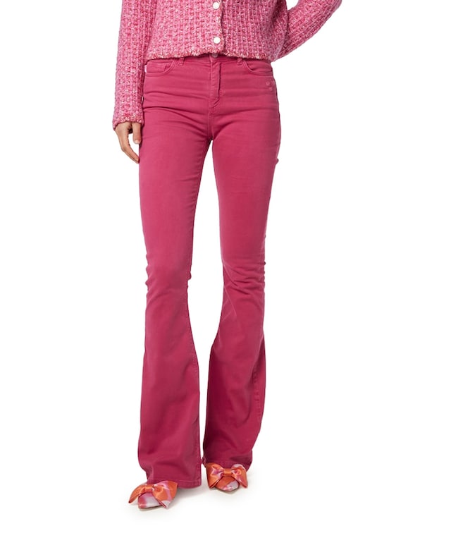 Eva Flare jeans roze