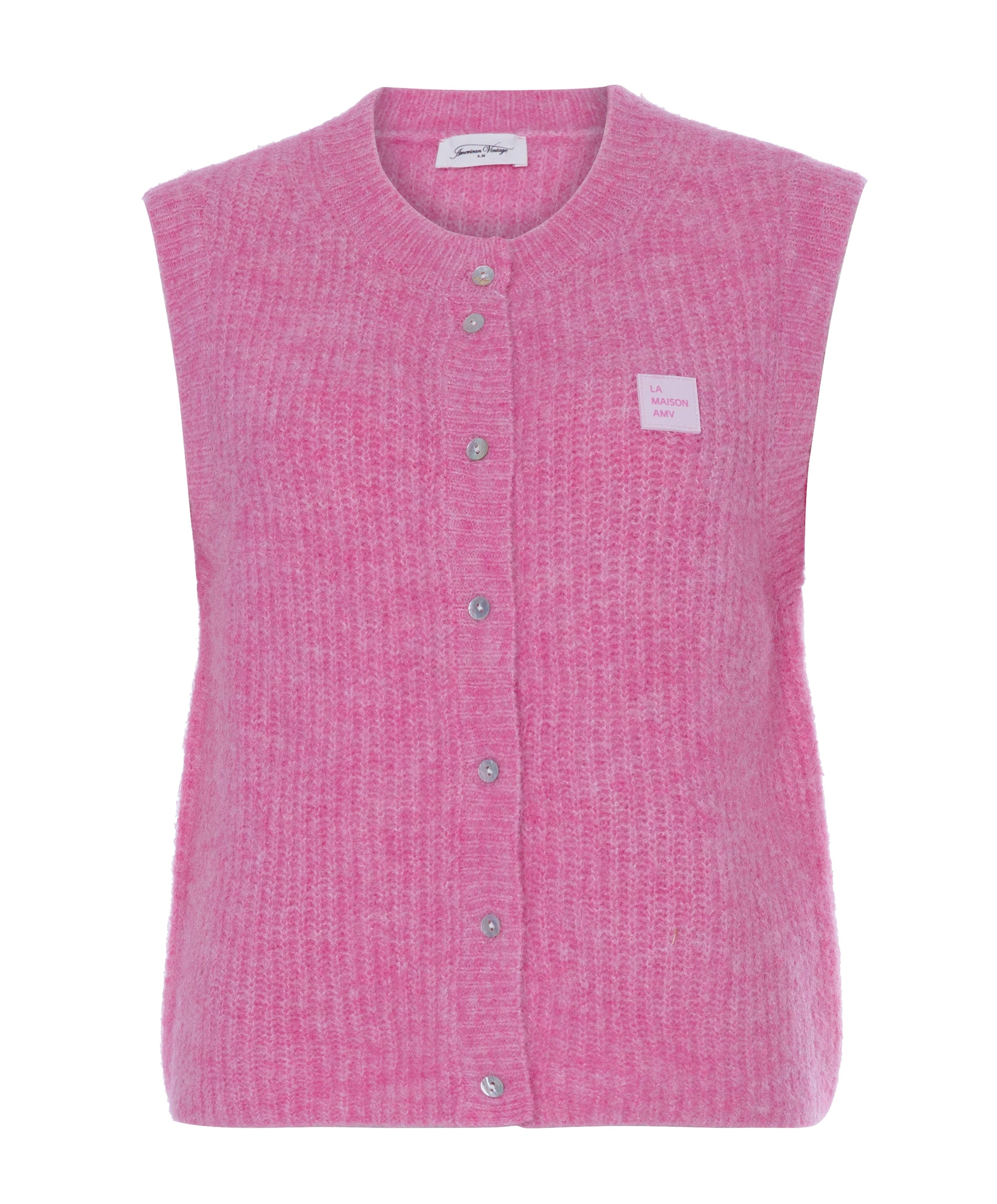 Dames gilet roze