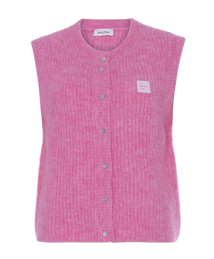 Dames gilet roze