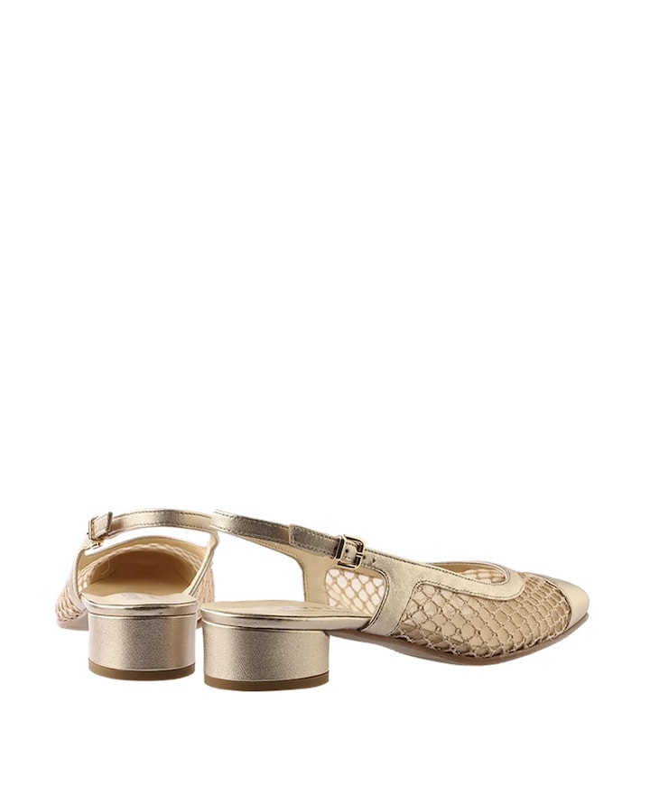 dames slingbacks beige