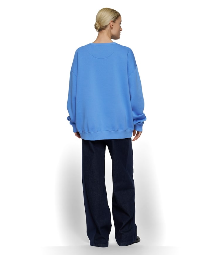 western chambray dames broek blauw