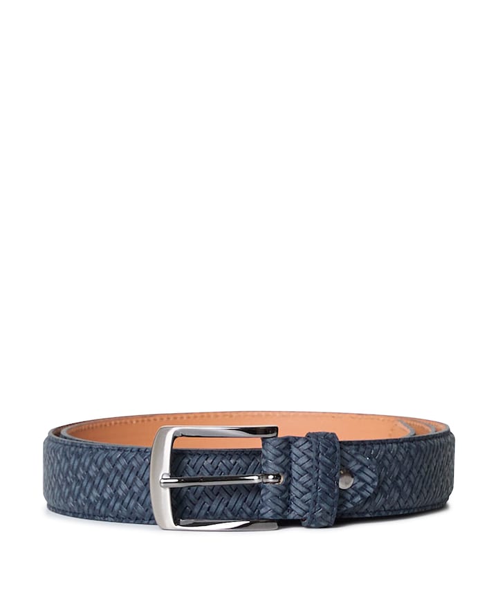 Heren riem blauw