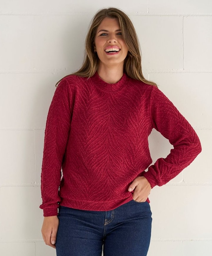 Dames trui rood