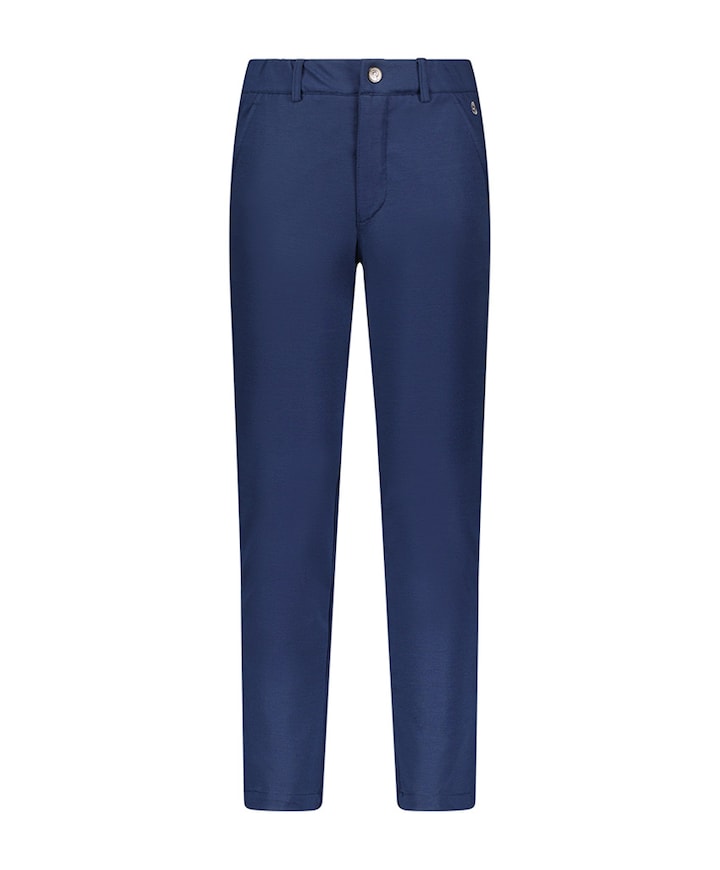 comfort chic jersey pantalon blauw