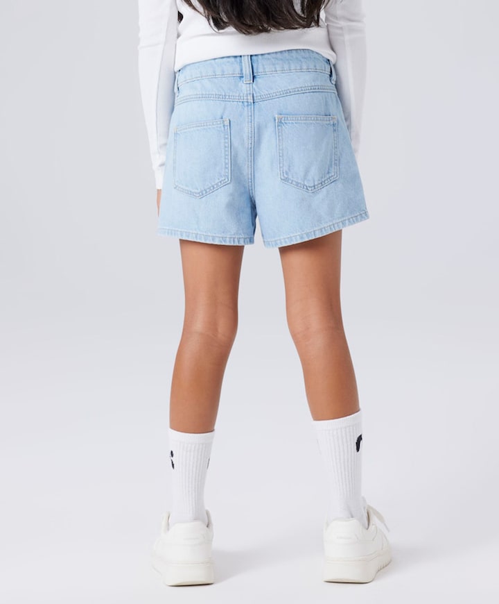 NKFROSE MOM DNM SHORTS 1141-MJ NOOS meisjes korte broek blauw