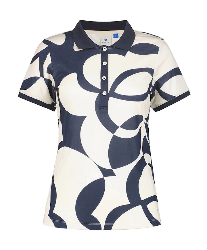 Dames polo blauw