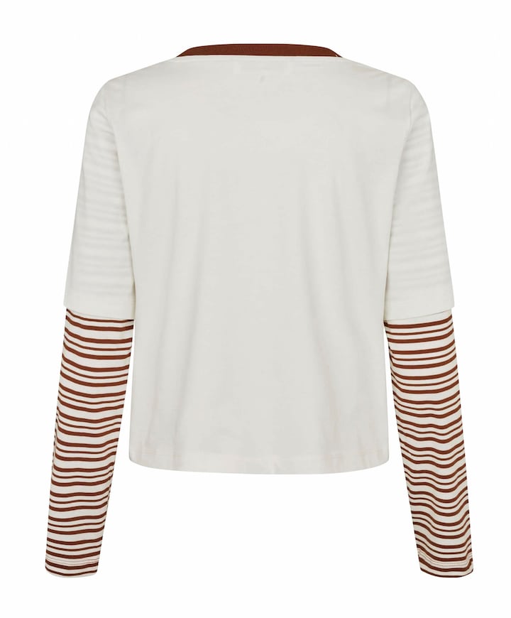 Dames longsleeve wit