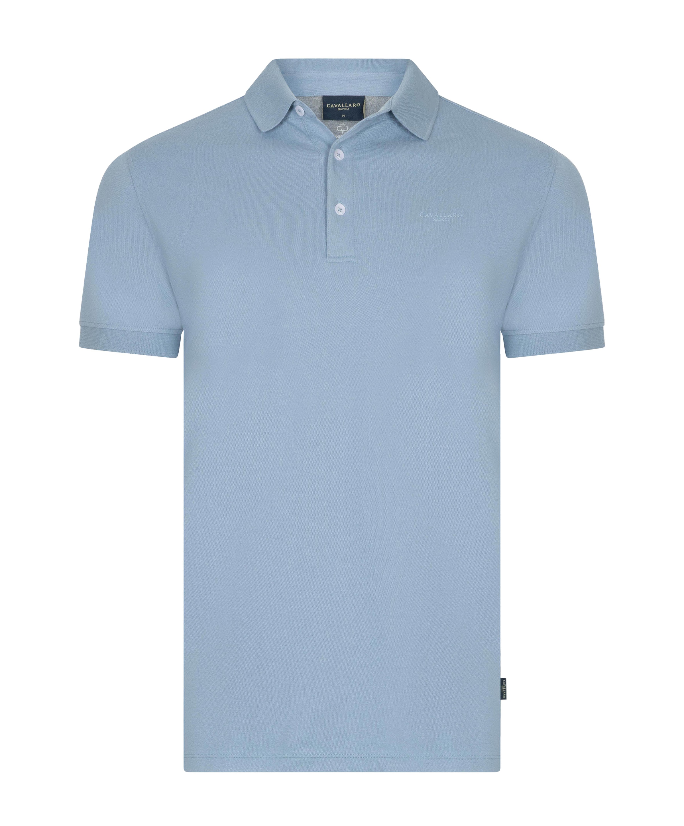 Heren polo blauw