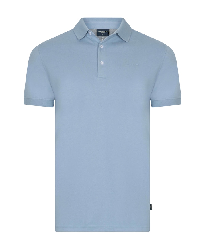 Heren polo blauw