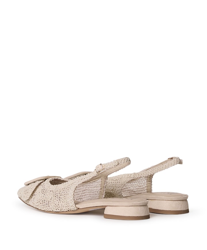 Zarin dames slingbacks beige