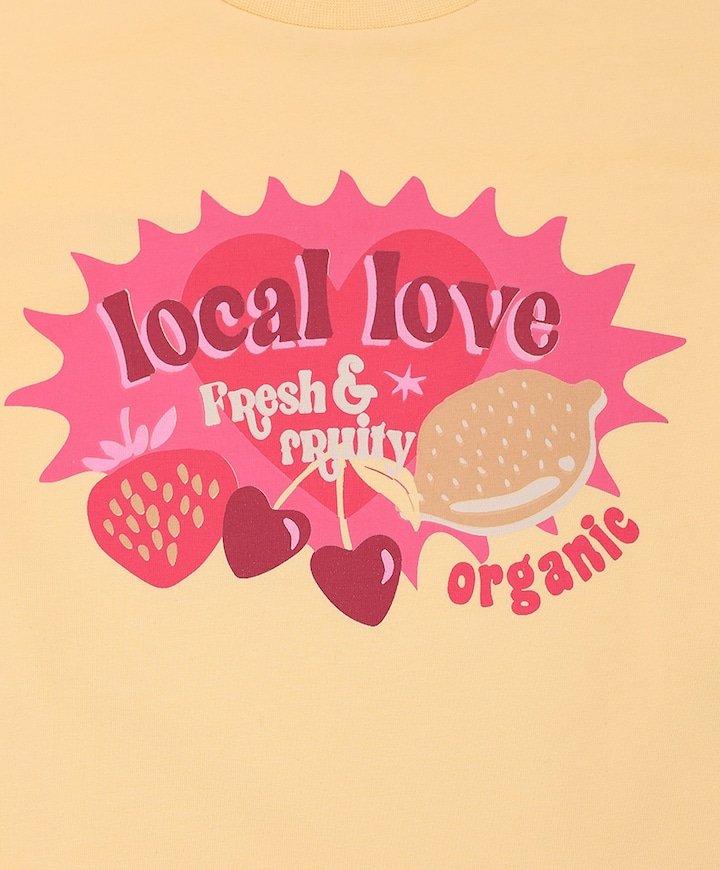 Meisjes T-shirt geel