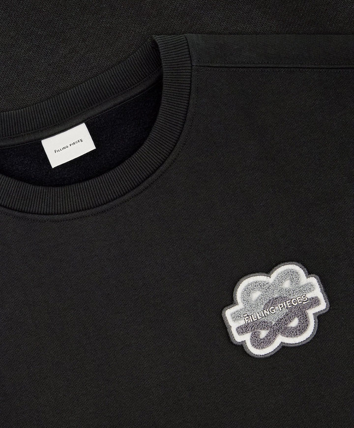 Heren longsleeve zwart