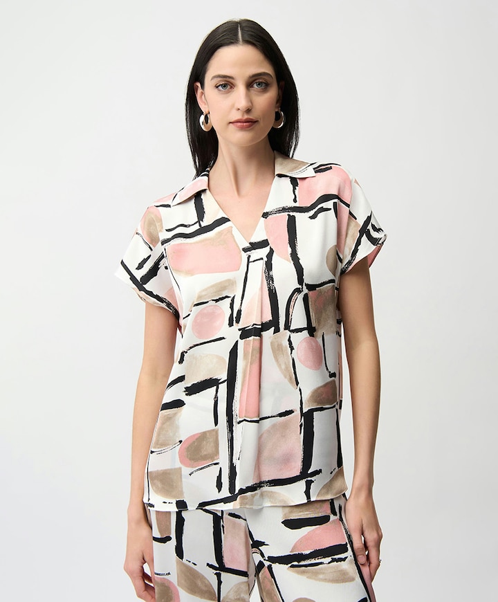 Dames blouse multicolor