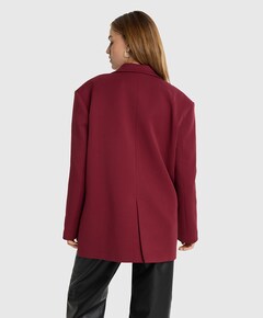 Dames blazer bordeaux