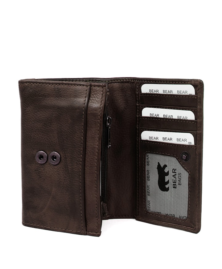 Dames portemonnee bruin