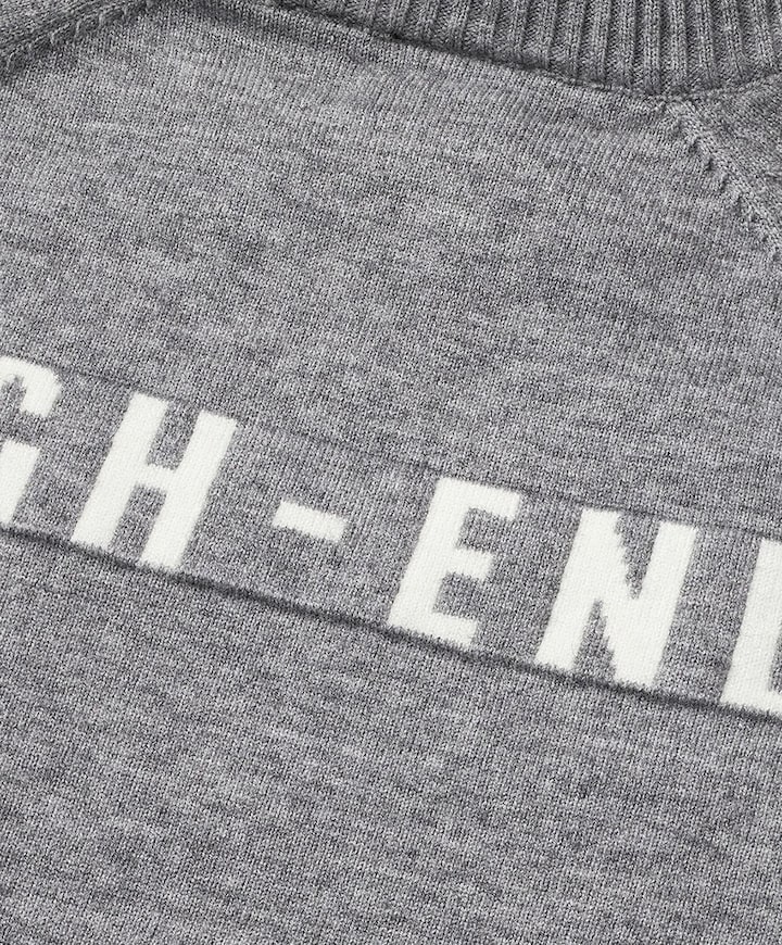 Jongens sweater grijs