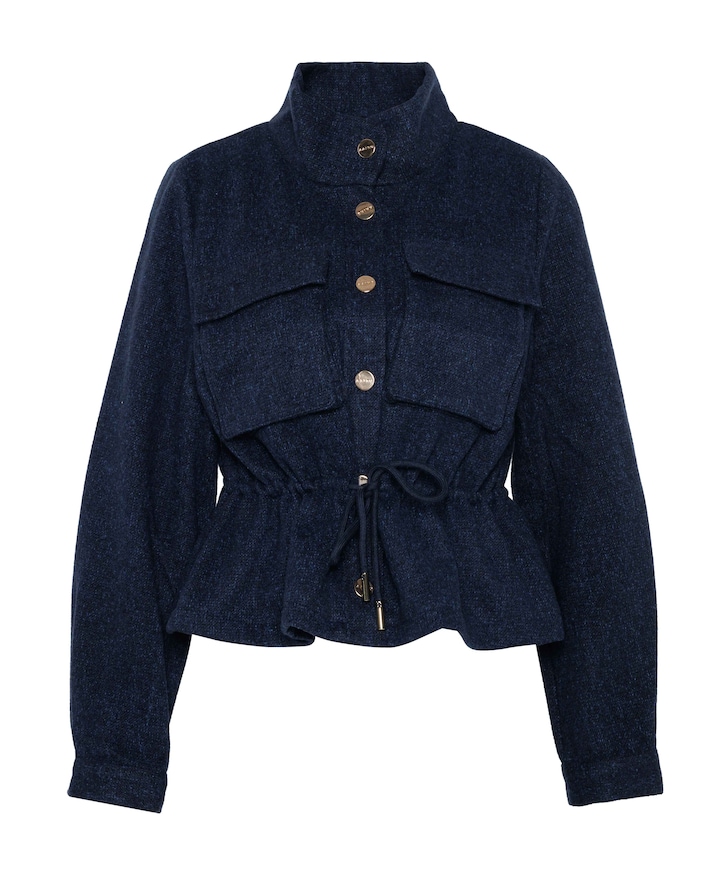 Dames jas blauw