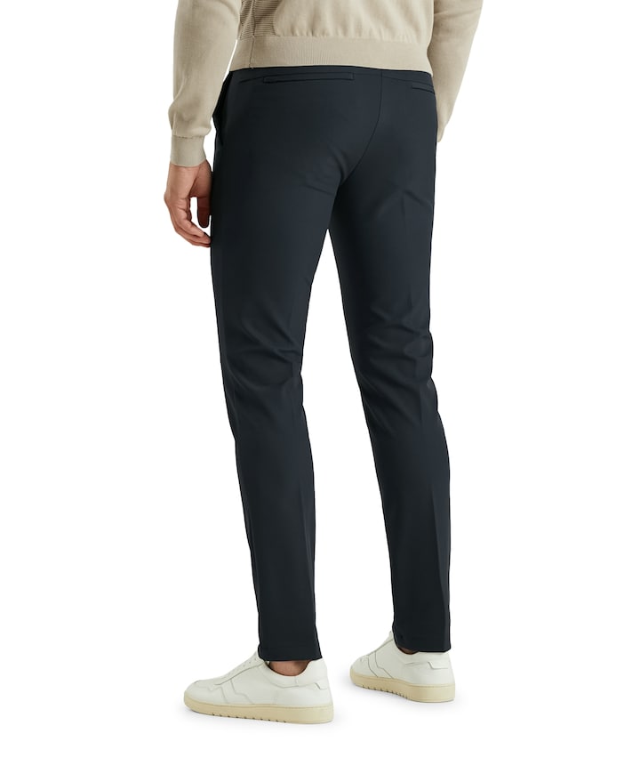 V12 CHINO TECH STRETCH heren broek blauw
