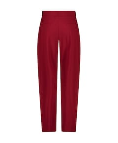 Marlis bonded barrel trousers dames broek bordeaux