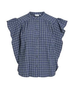 Dames top blauw