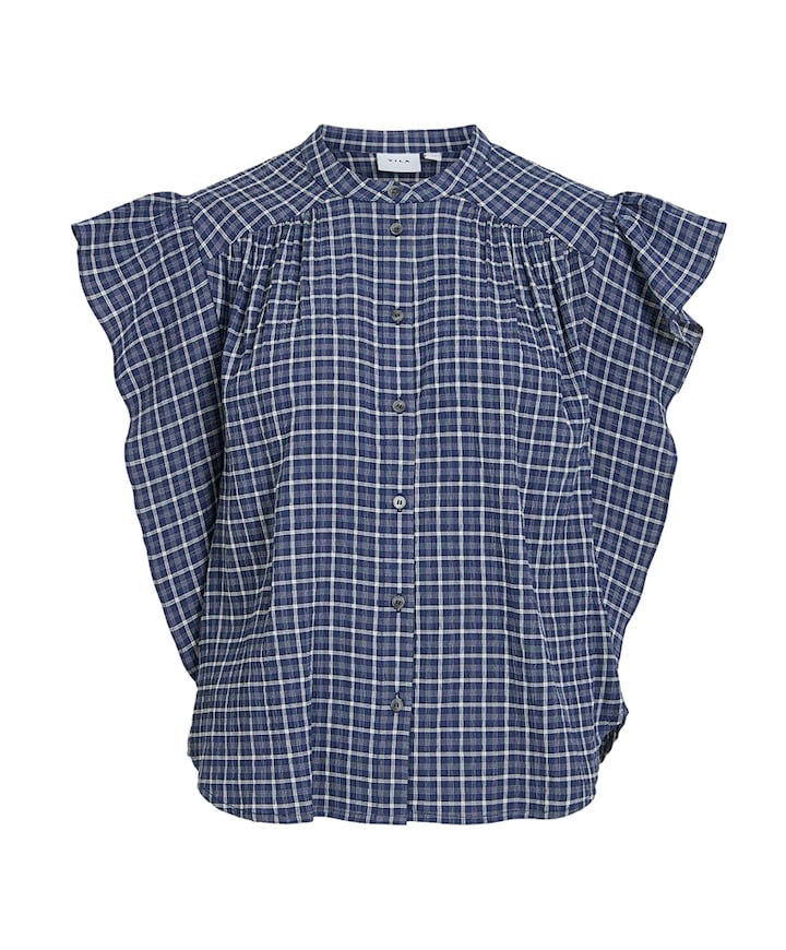 Dames top blauw