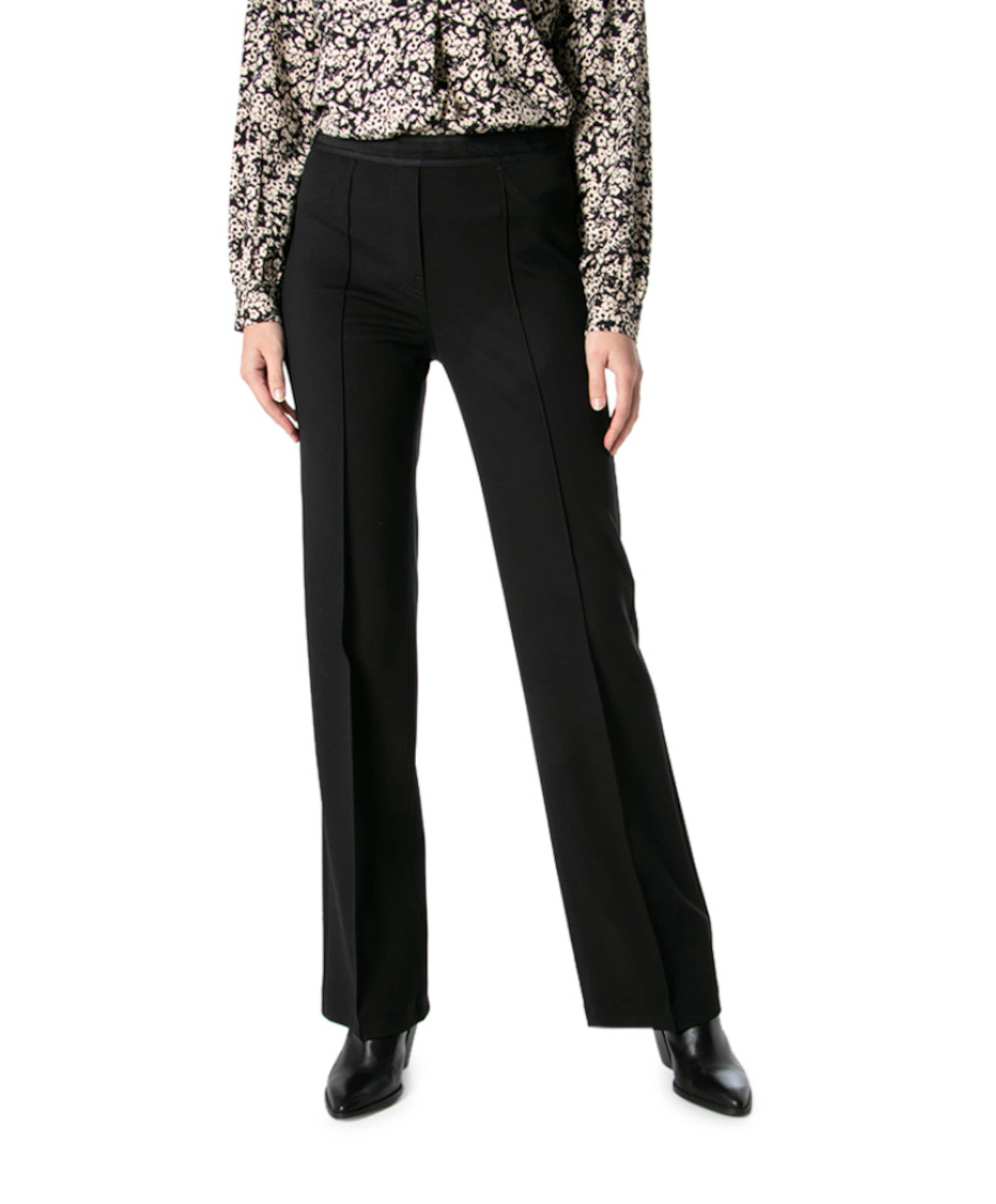 Pull On Slim broek zwart