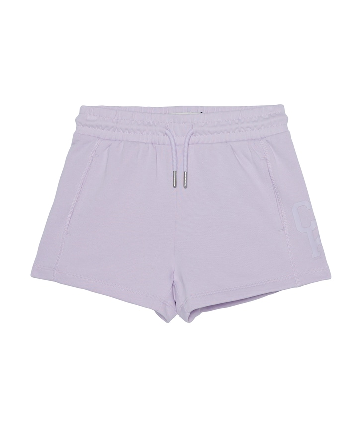 CK FRENCH TERRY meisjes korte broek paars